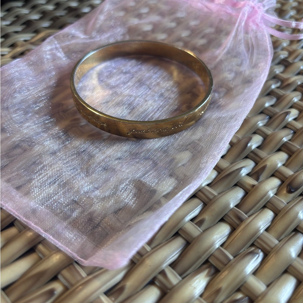 Kate Spade Best Friend Ever Gold Bangle Bracelet